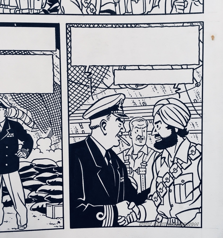 Case du prochain Blake et Mortimer "la vallée des immortels" par Sente, Von Donger et Berserik. centaurclub