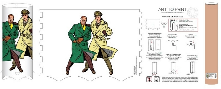 Lampe Blake et Mortimer - centaurclub