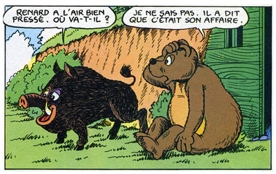 Le sanglier et l'ours, version Jean-Louis Pesch (Albums Fleurus, collection &quot;Séribis&quot;)...