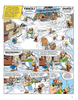 1ère planche : la &quot;mise en route&quot; de Didier Conrad sur Astérix ! ;-)