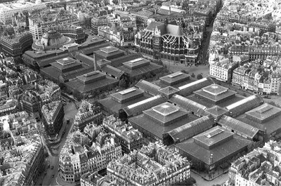 Vue aérienne des Halles