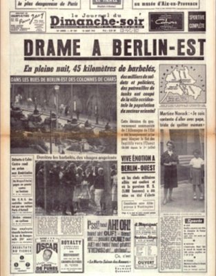 Journal du Dimanche 13 août 1961