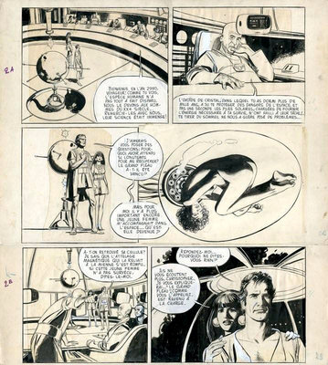 Extrait du tome 1. (pl. originale de Gillon).