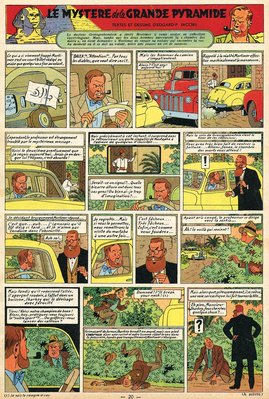 Pré parution dans Journal Tintin