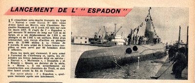 Nov 1958-Espadon lancement.jpg